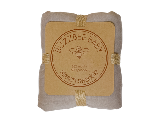 Bamboo Stretch Swaddle Blanket - Taupe