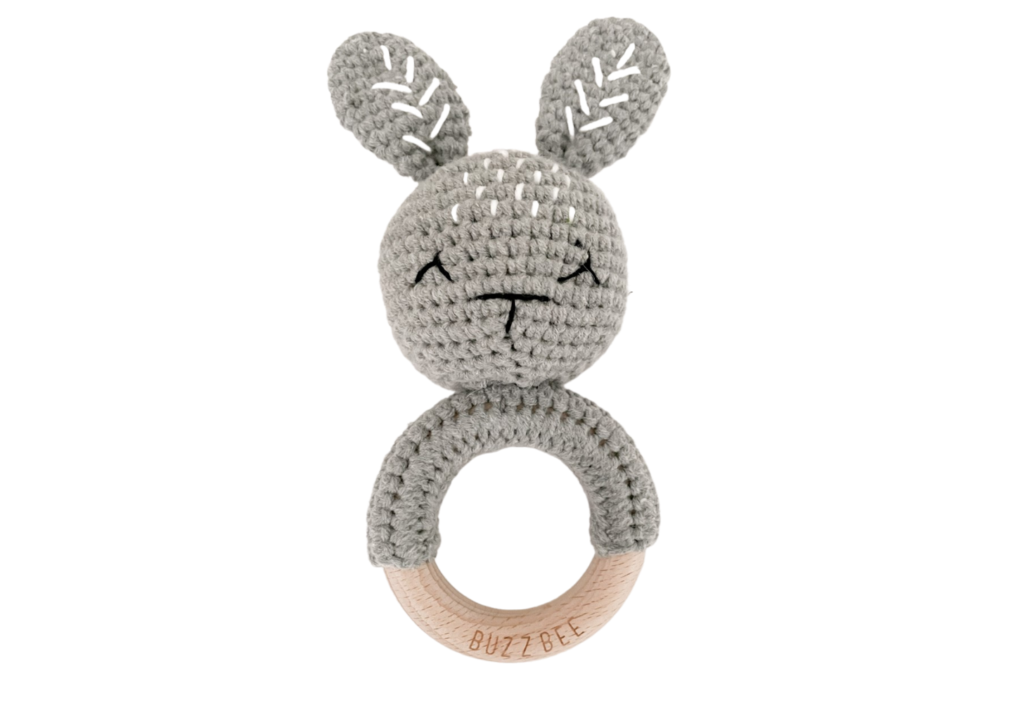 Handmade Crochet Bunny Rattle